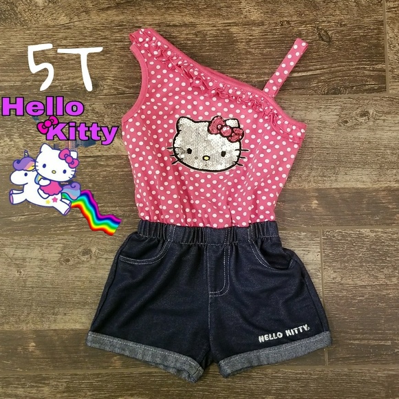 Hello Kitty Girls Romper